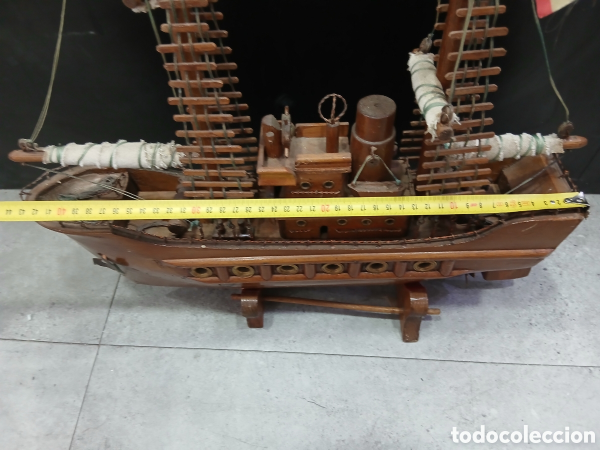 Antig&uuml;edades: Antiguo barco de madera. (L99) - Foto 4