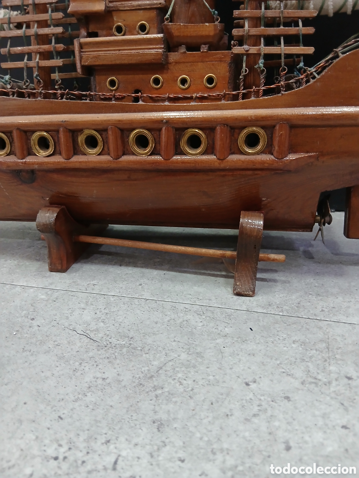 Antig&uuml;edades: Antiguo barco de madera. (L99) - Foto 5