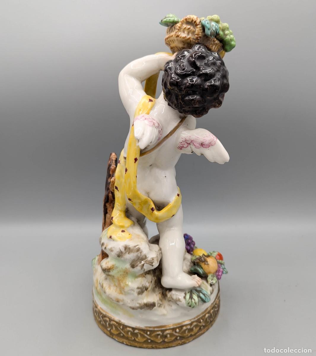 Antig&uuml;edades: &Aacute;ngel de porcelana Capodimonte - Foto 7