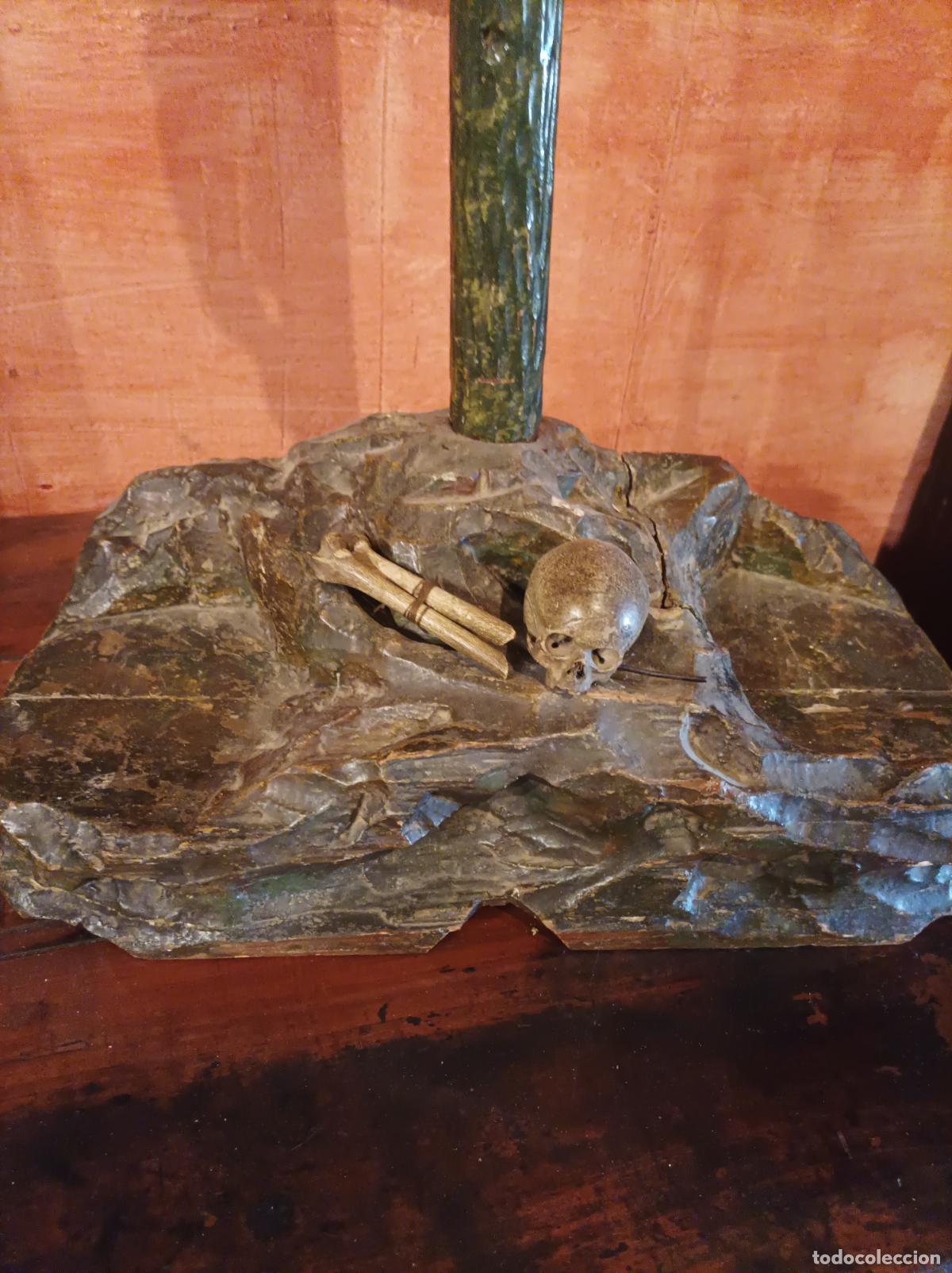 Antig&uuml;edades: Cristo de madera del S XVIII. - Foto 5