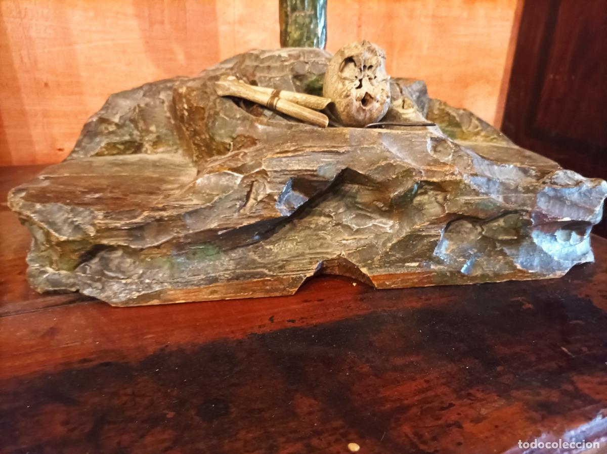 Antig&uuml;edades: Cristo de madera del S XVIII. - Foto 21