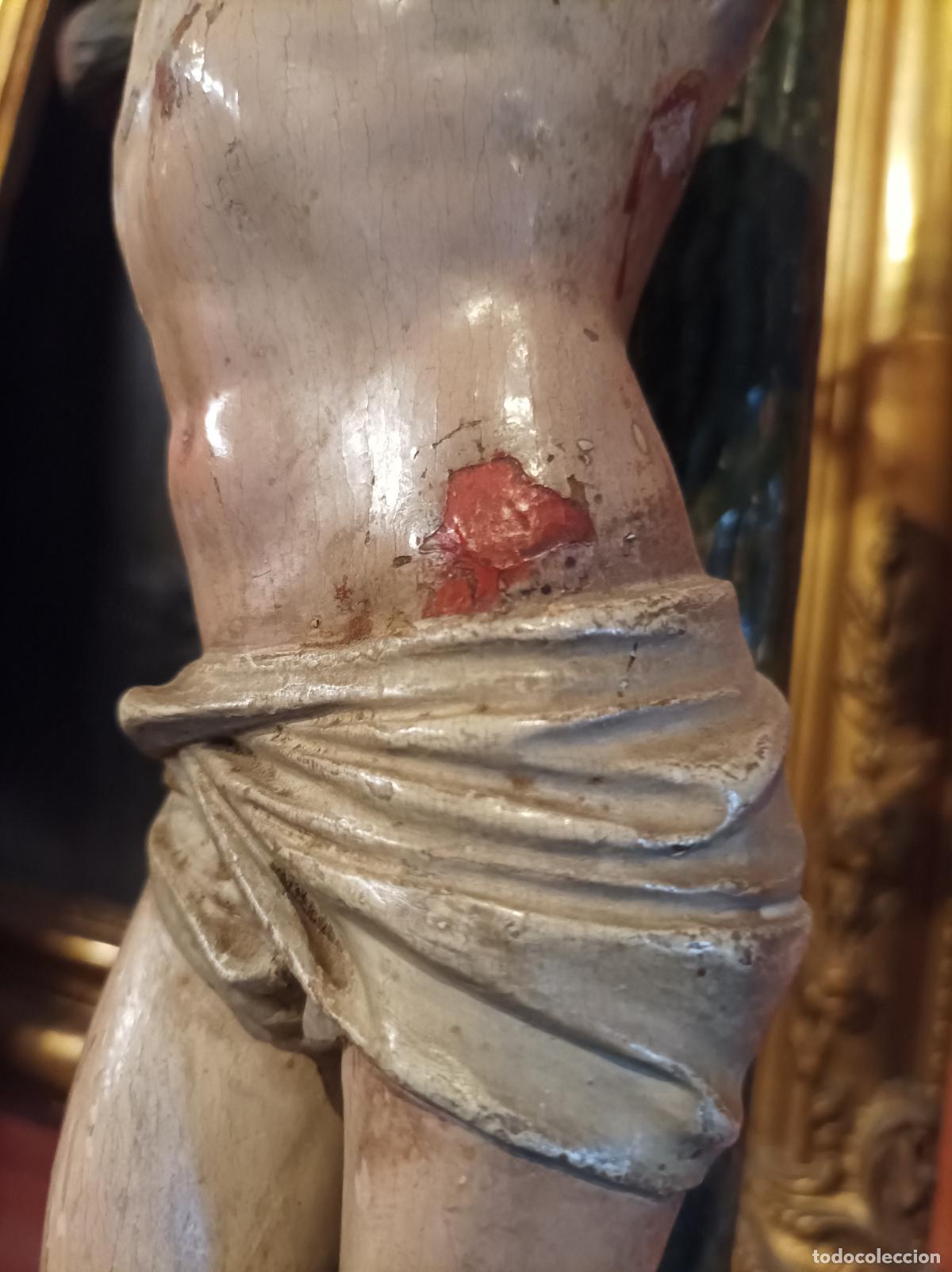 Antig&uuml;edades: Cristo de madera del S XVIII. - Foto 27