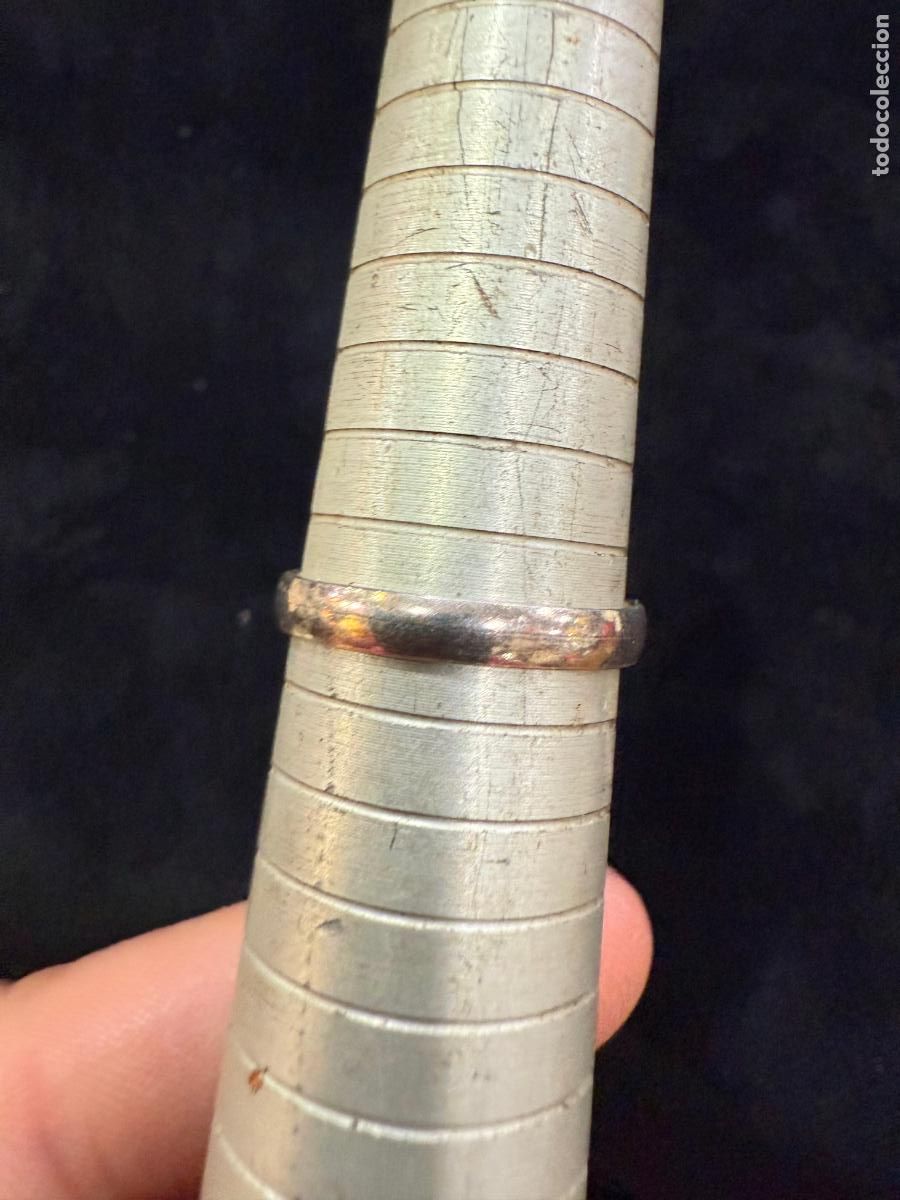 Antig&uuml;edades: ANILLO ALIANZA DE PLATA - - Foto 2