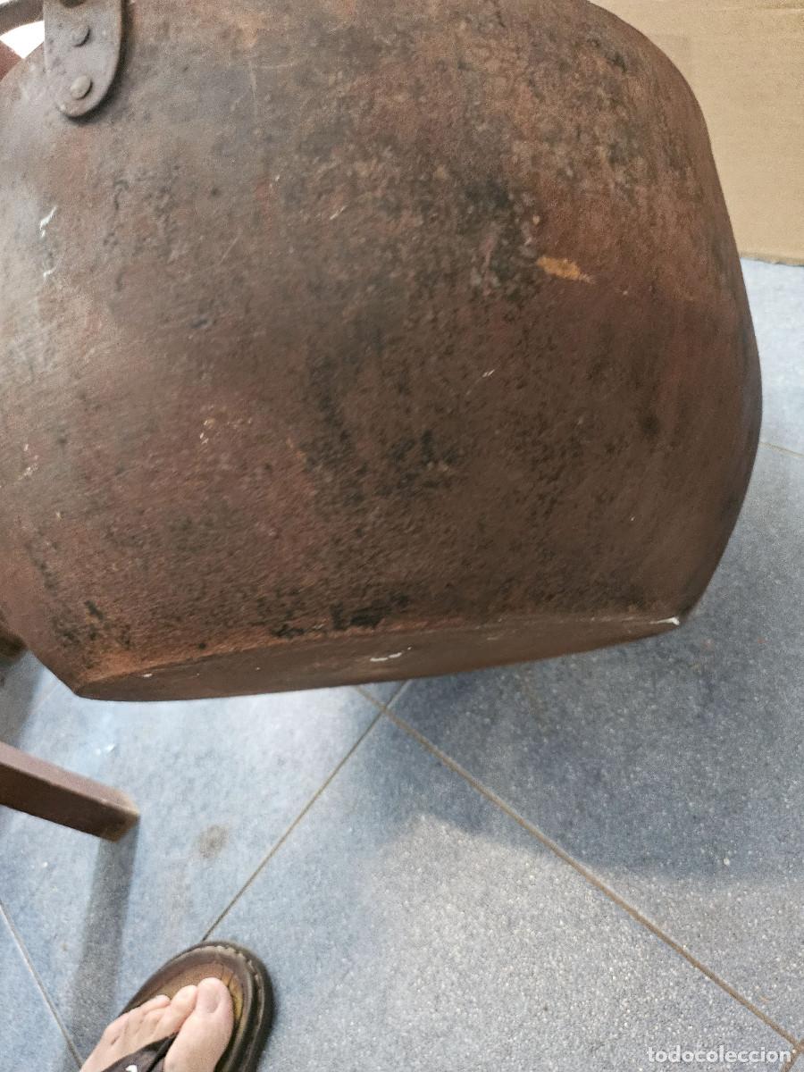 Antig&uuml;edades: calkdero de hierro grande - Foto 4