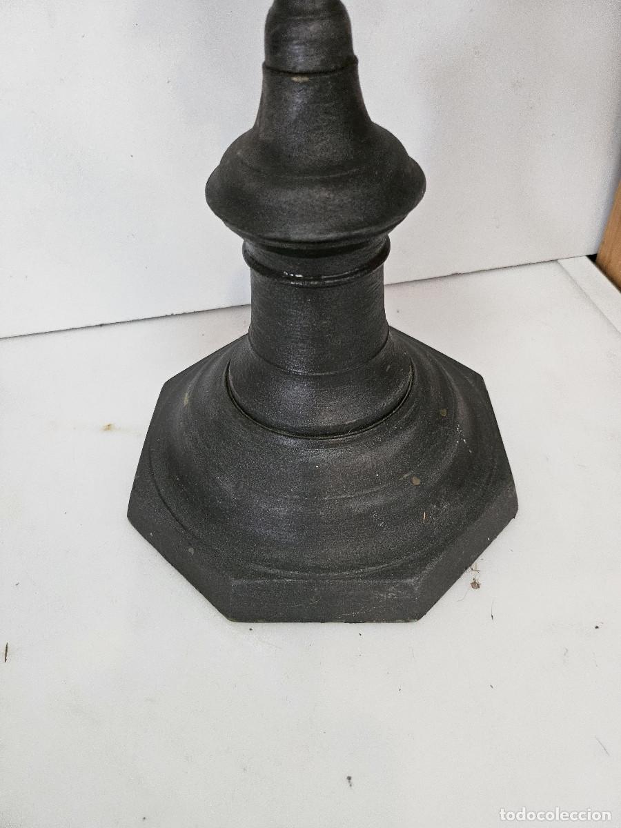 Antig&uuml;edades: candelabro de bronce antiguo - Foto 3