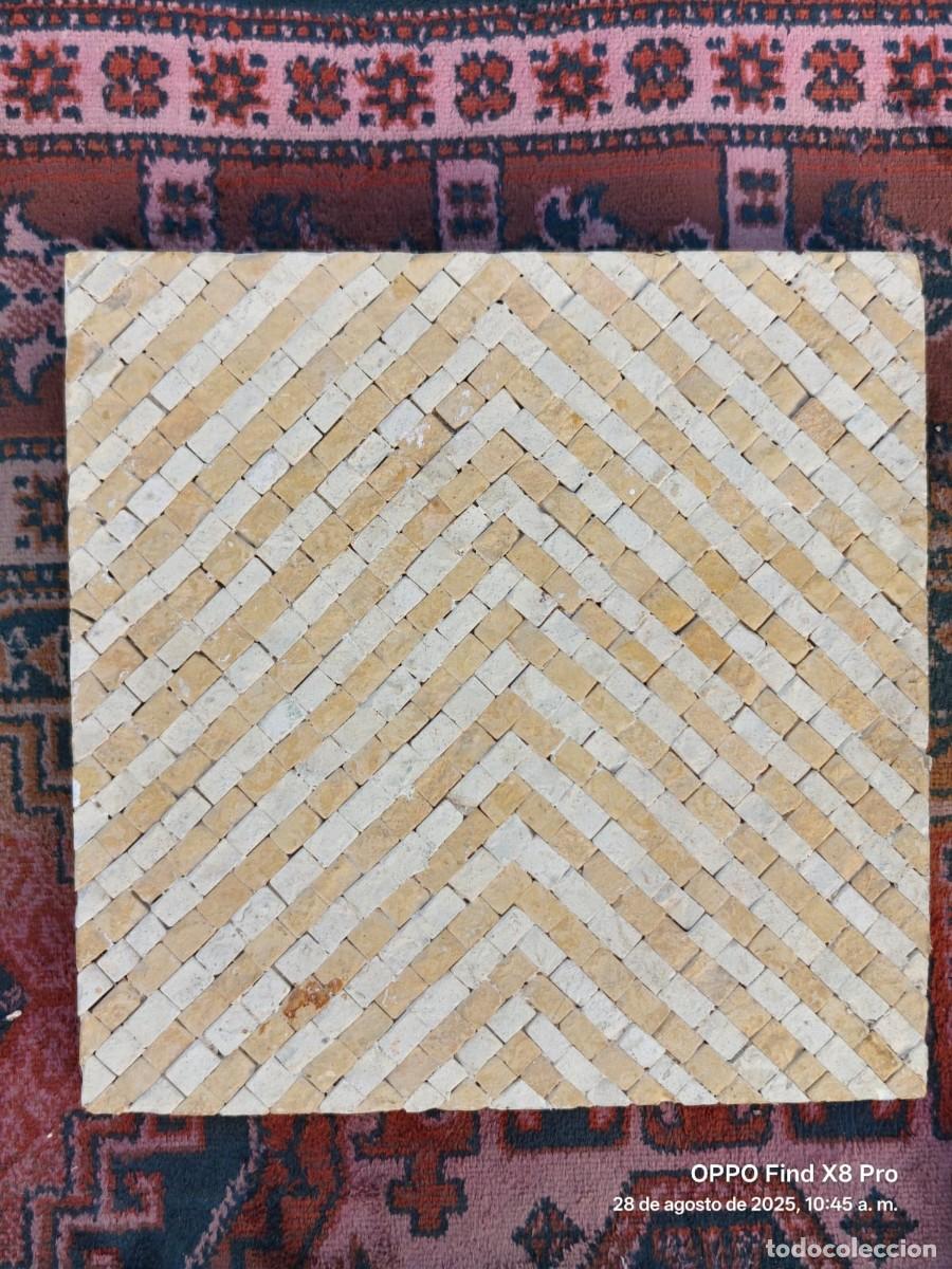 Antig&uuml;edades: AZULEJO DE MOSAICO CON TESELAS DE 20 X 20 CMS. - Foto 1