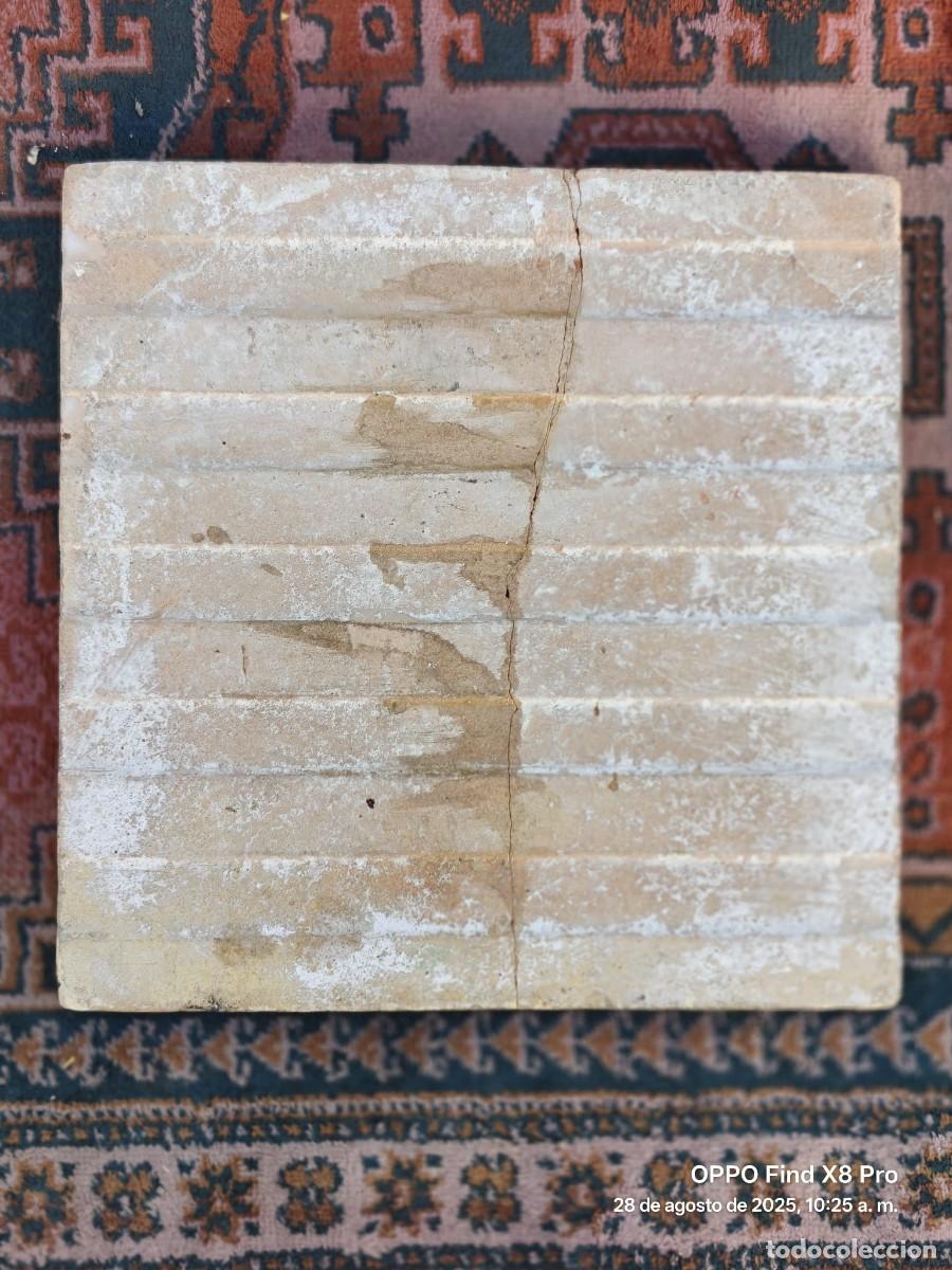 Antig&uuml;edades: AZULEJO ANTIGUO DE MANISES DE 20 X 20 CMS. - Foto 4