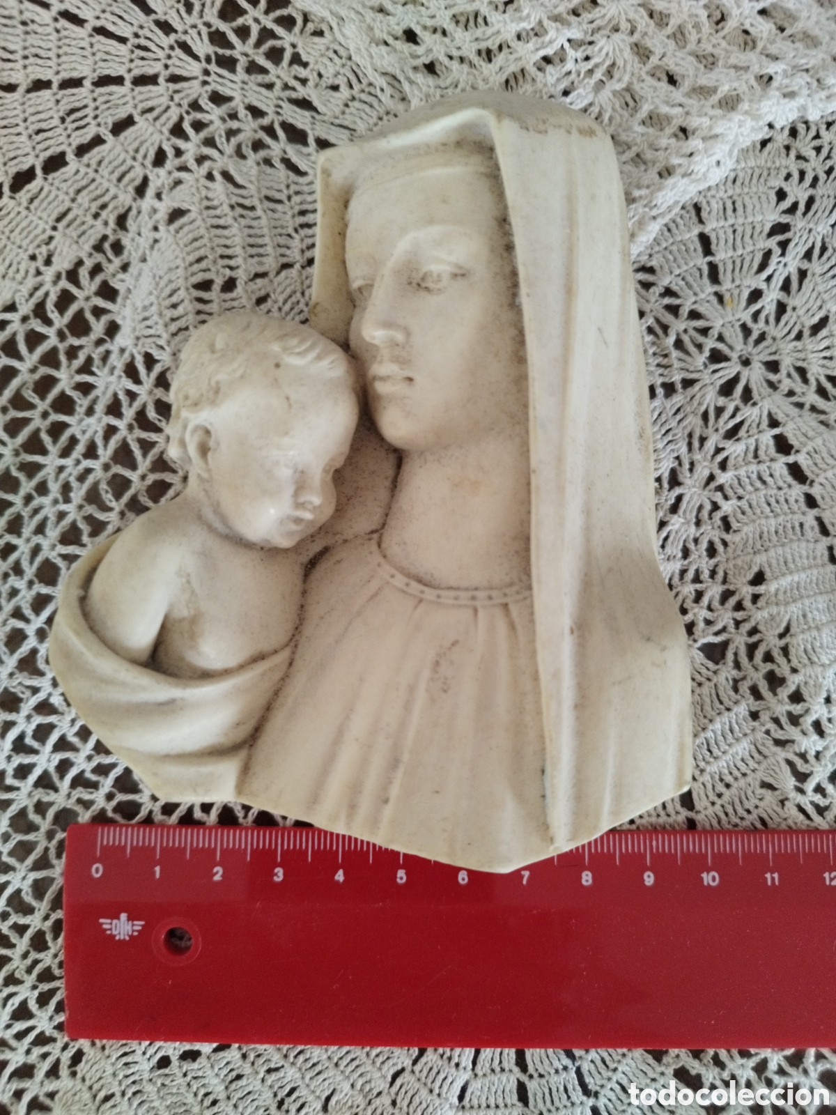 Antig&uuml;edades: Imagen virgen con ni&ntilde;o - Foto 1