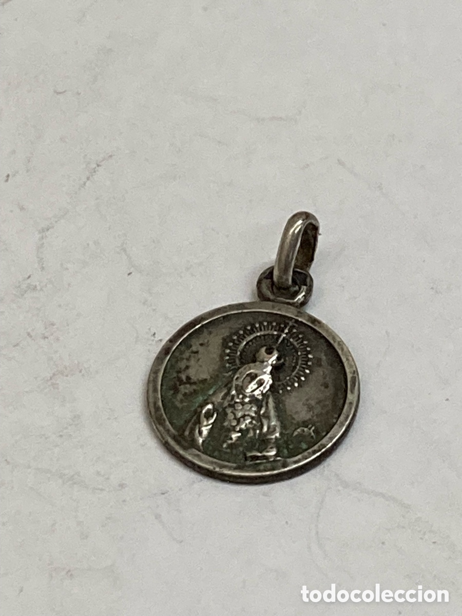 Antig&uuml;edades: Medalla de plata religiosa C436 - Foto 1