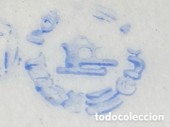 Antig&uuml;edades: Peque&ntilde;a bandeja de loza - Foto 7