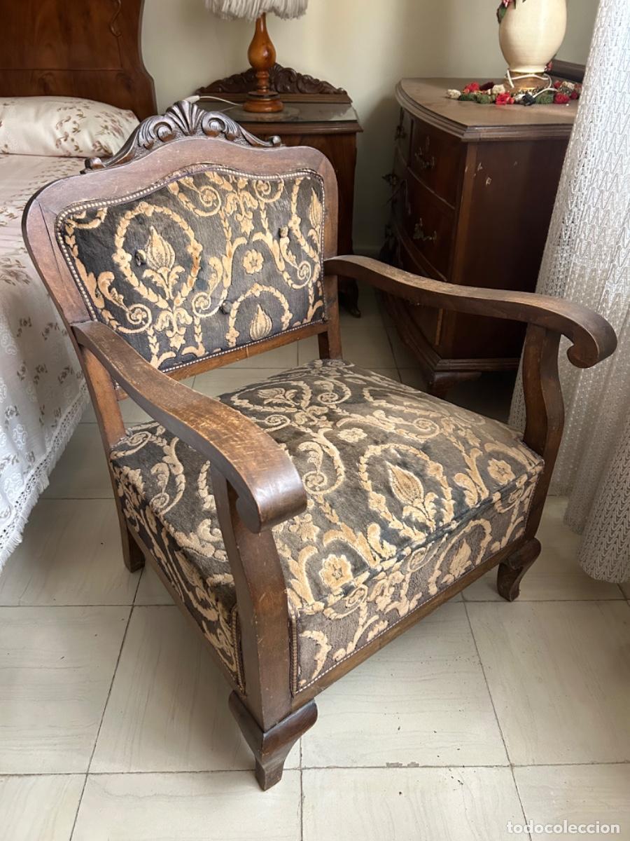 Antig&uuml;edades: 2 butacas antiguas + silla - Foto 4