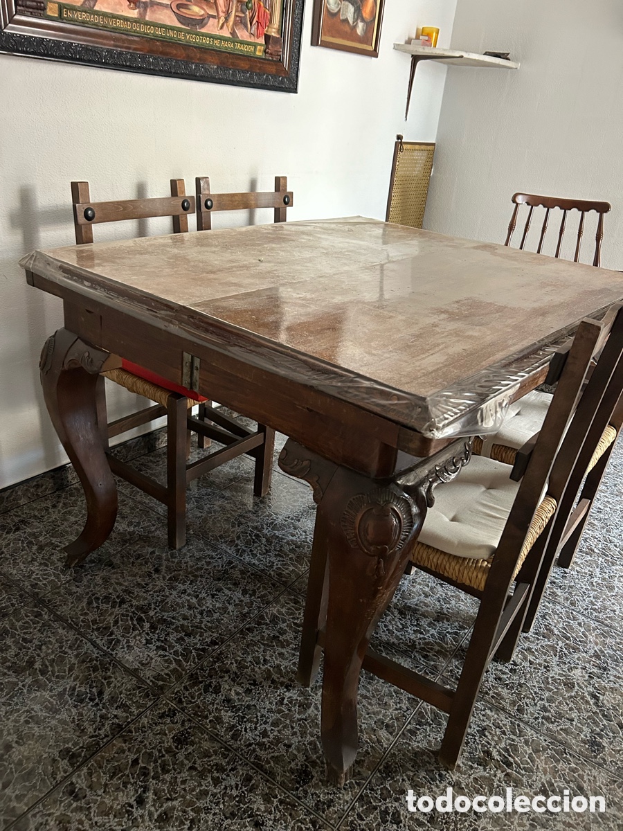 Antig&uuml;edades: Mesa de madera cl&aacute;sica - Foto 2