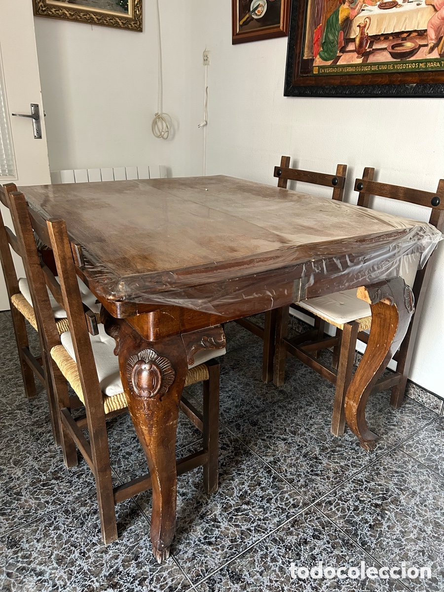 Antig&uuml;edades: Mesa de madera cl&aacute;sica - Foto 3