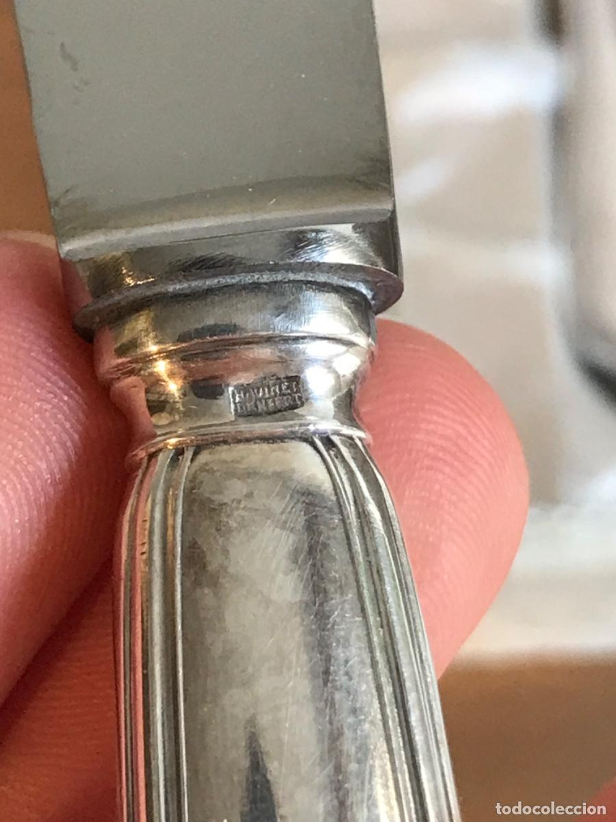 Antig&uuml;edades: Juego de cubiertos de plata en estuche original - Foto 12