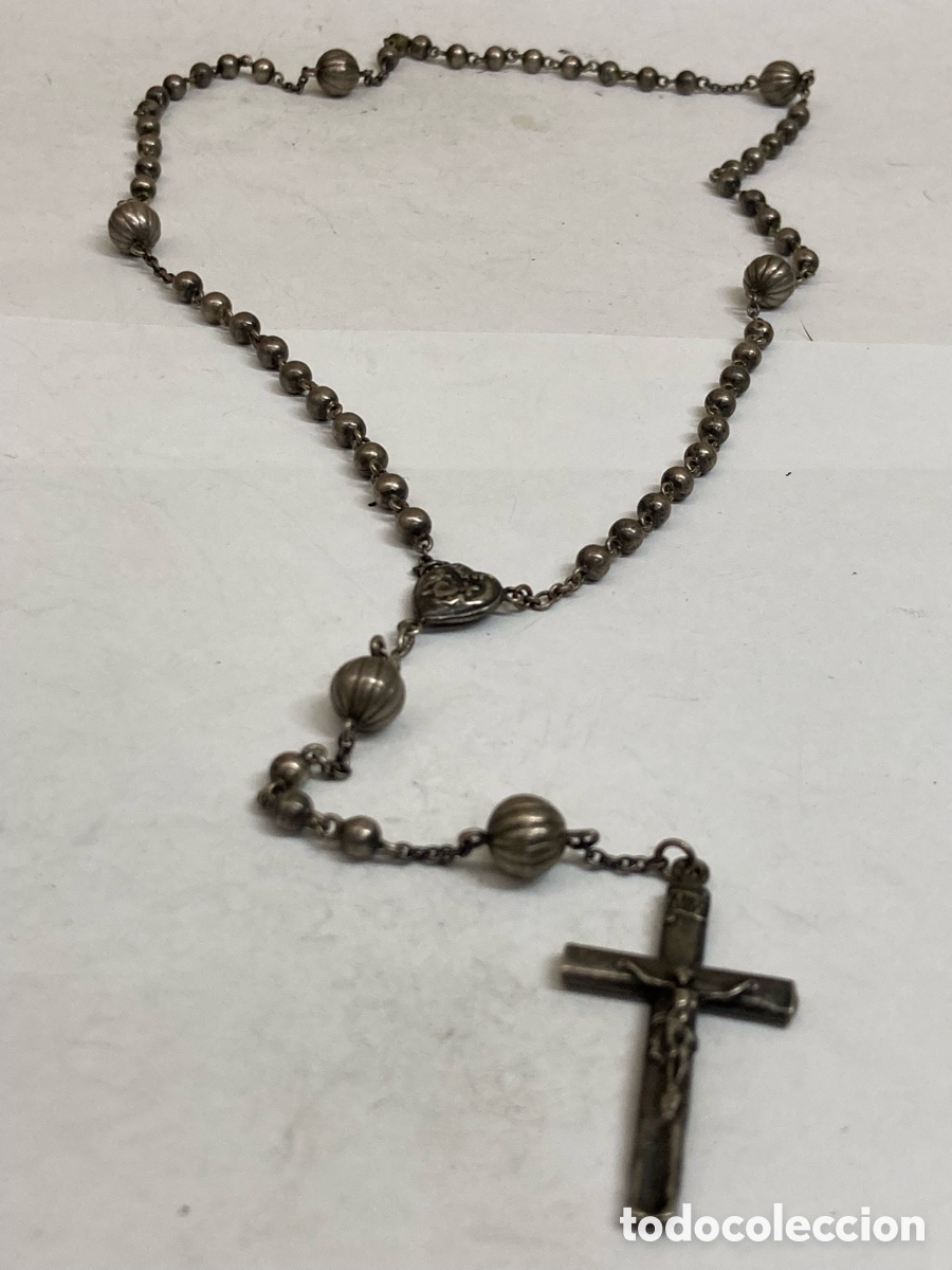 Antig&uuml;edades: Rosarios de plata CC312 - Foto 1