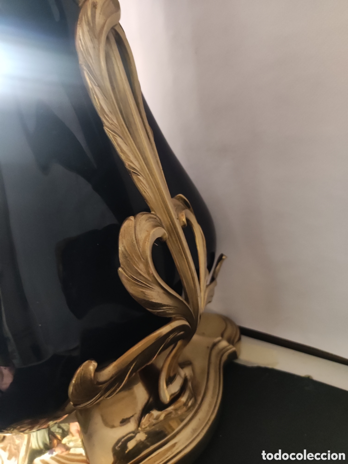 Antig&uuml;edades: Pie de l&aacute;mpara art nuvo - Foto 5