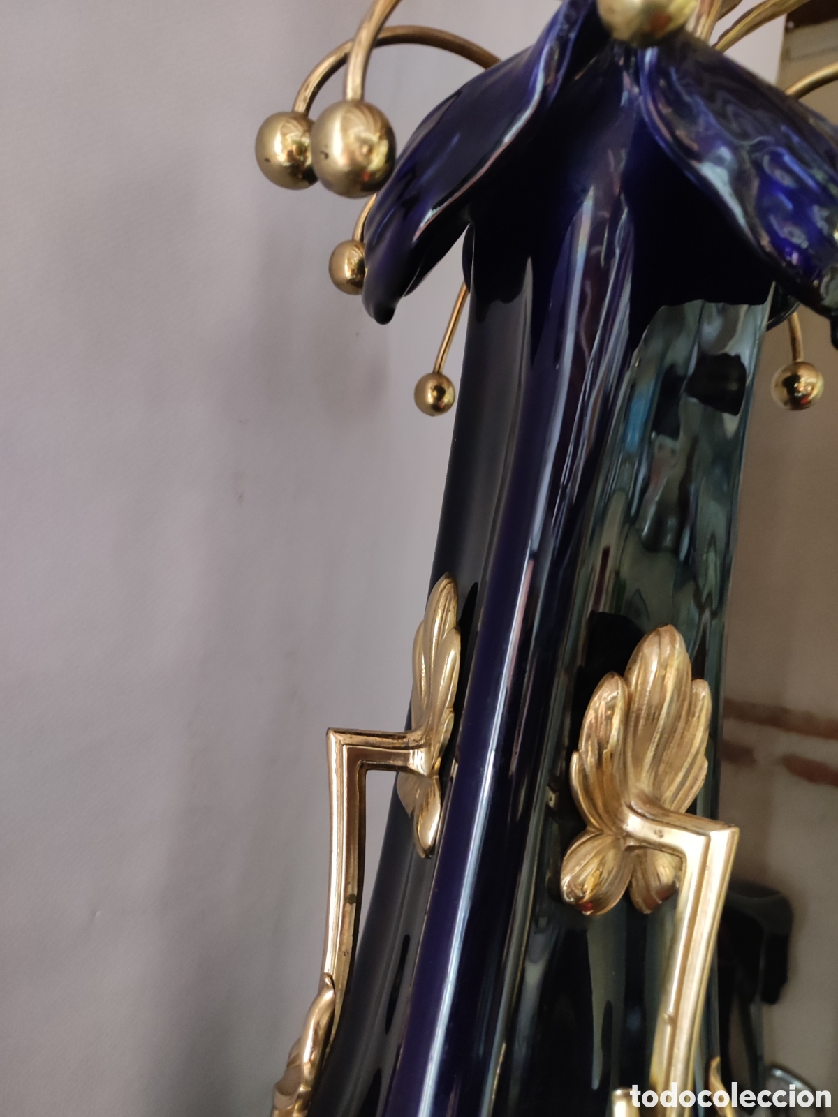 Antig&uuml;edades: Pie de l&aacute;mpara art nuvo - Foto 6