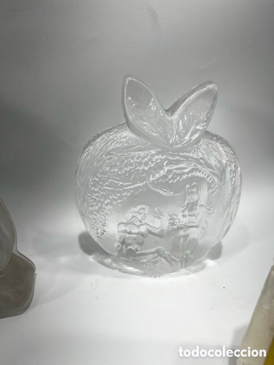 Antig&uuml;edades: 10 FIGURAS DECORATIVAS DE CRISTAL - Foto 8