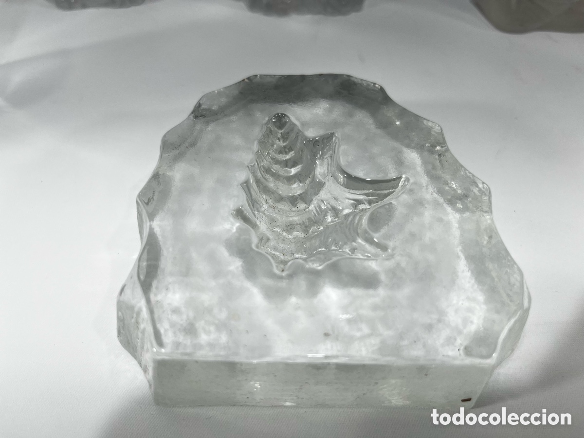 Antig&uuml;edades: 10 FIGURAS DECORATIVAS DE CRISTAL - Foto 11