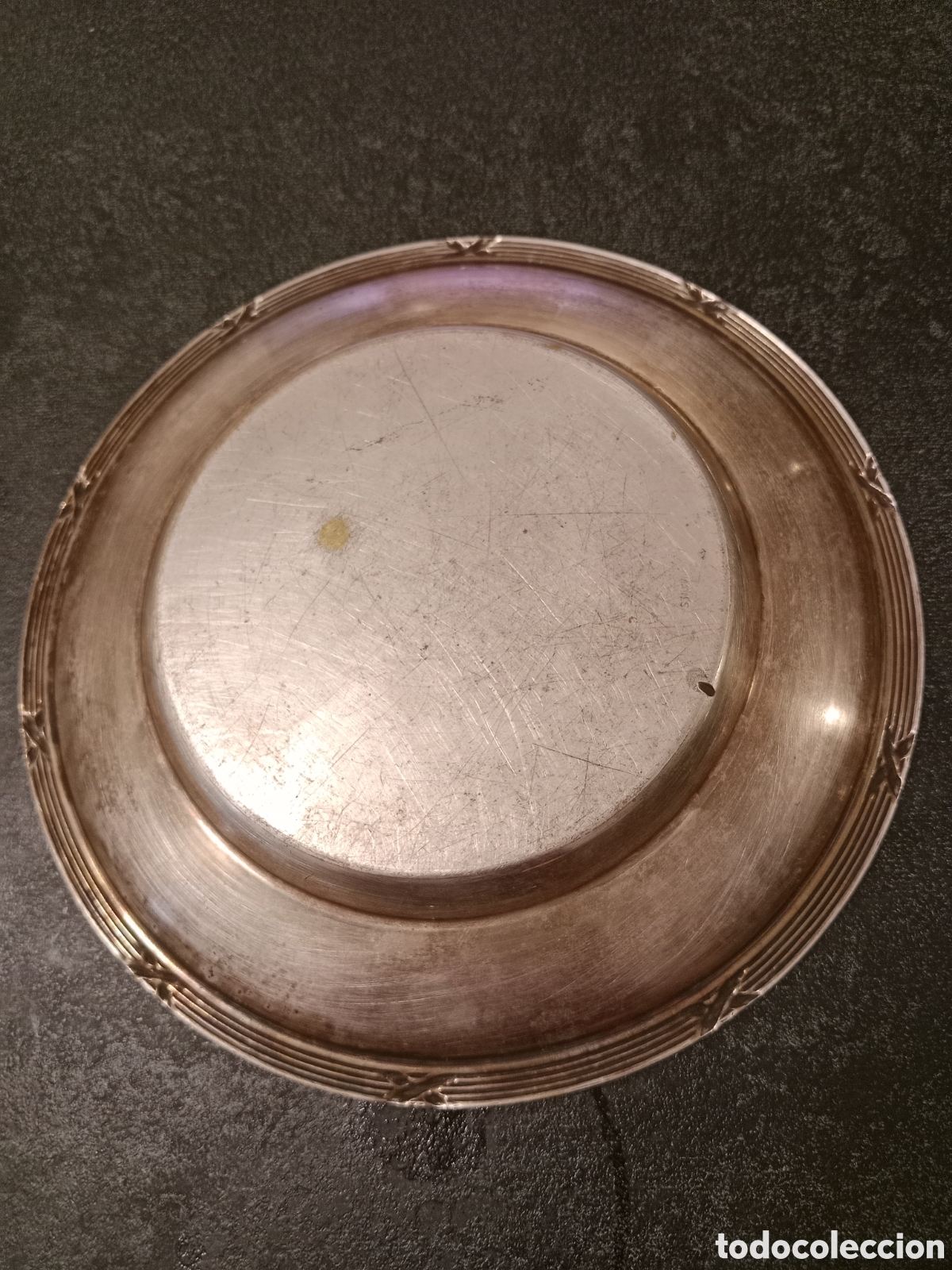Antig&uuml;edades: Pareja platos ba&ntilde;o plata - Foto 10