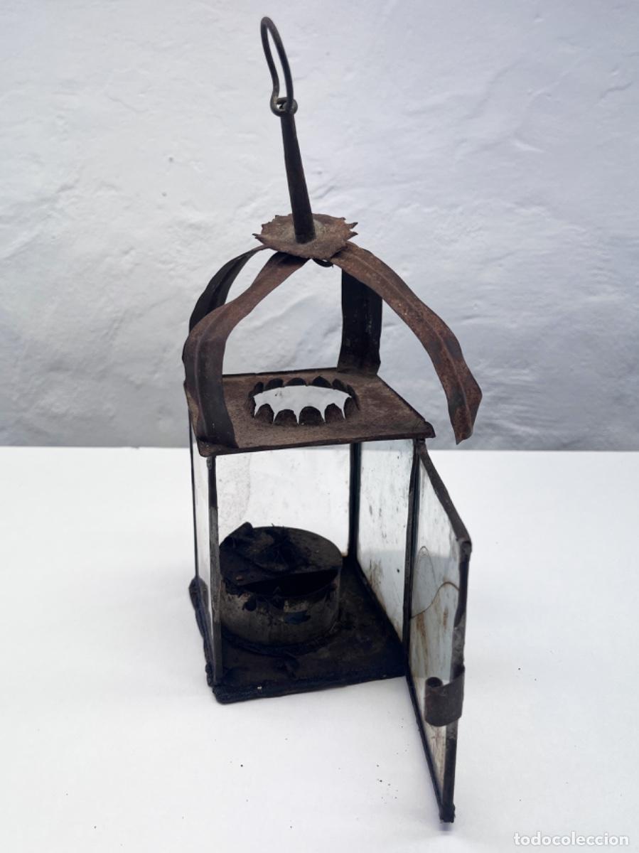 Antig&uuml;edades: Lote de 2 faroles antiguos - Foto 2