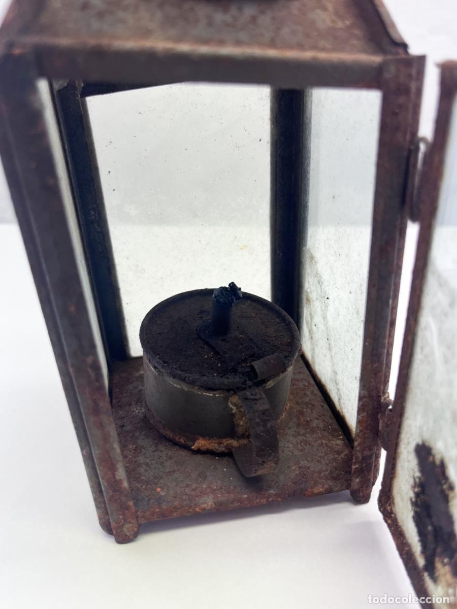 Antig&uuml;edades: Lote de 2 faroles antiguos - Foto 8