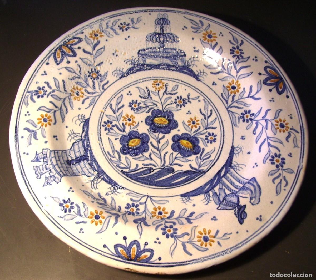 Antig&uuml;edades: GRAN Y ROTUNDO PLATO DE TALAVERA XX - Foto 1