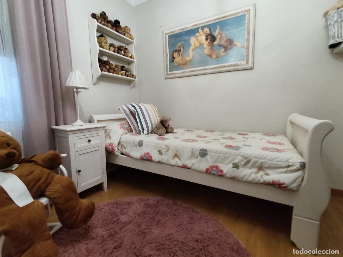 Antig&uuml;edades: Cama estilo barco blanca - Foto 1