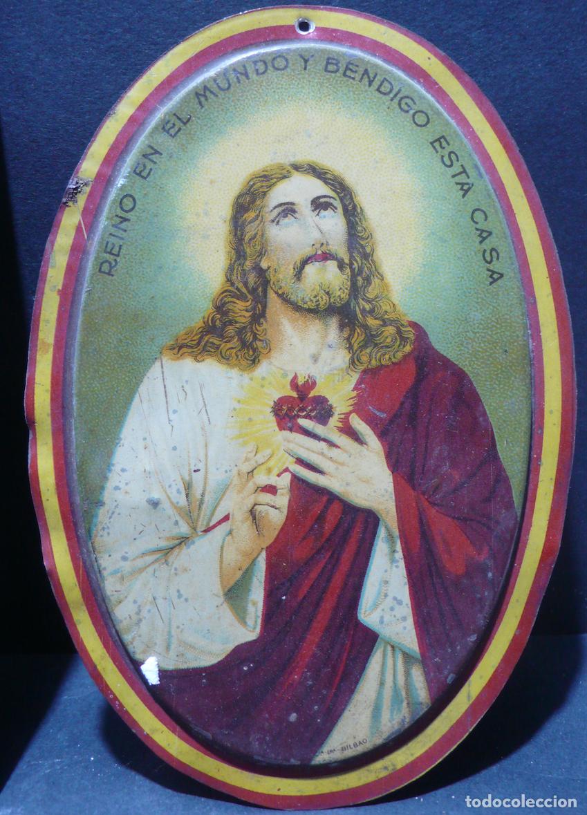 Antig&uuml;edades: DOS PEQUE&Ntilde;AS CHAPAS RELIGIOSA - Foto 2