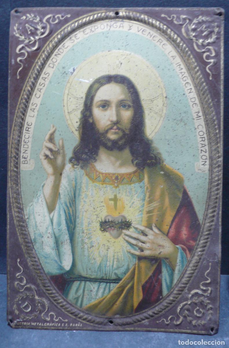 Antig&uuml;edades: DOS PEQUE&Ntilde;AS CHAPAS RELIGIOSA - Foto 3