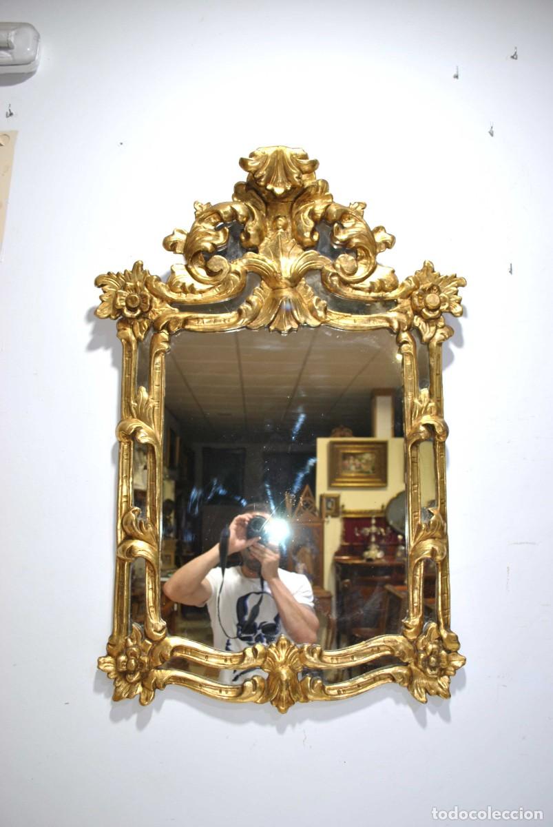 Antig&uuml;edades: ESPEJO ANTIGUO PAN DE ORO - Foto 1