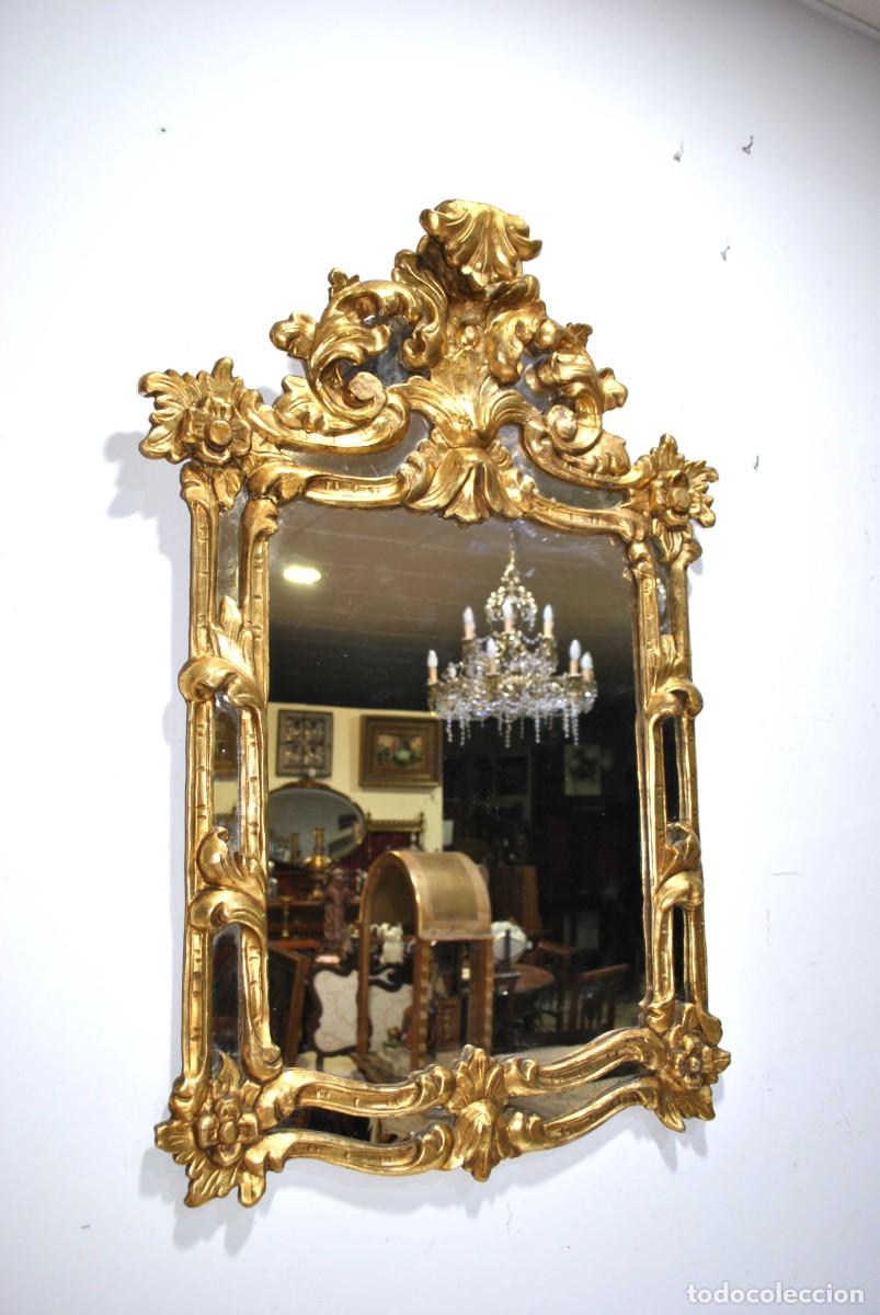 Antig&uuml;edades: ESPEJO ANTIGUO PAN DE ORO - Foto 2