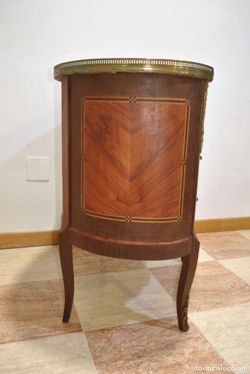 Antig&uuml;edades: C&Oacute;MODA MARQUETER&Iacute;A Y BRONCES ESTILO LUIS XVI - Foto 10