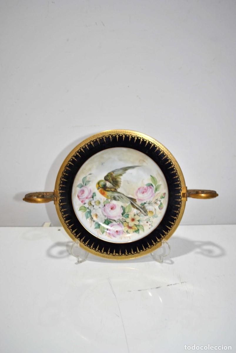 Antig&uuml;edades: BANDEJA DE PORCELANA PINTADA - Foto 1