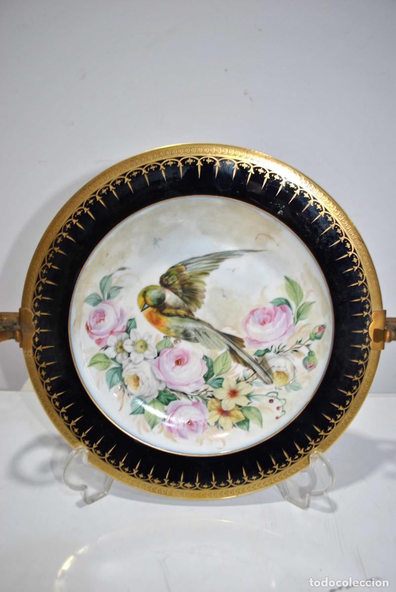 Antig&uuml;edades: BANDEJA DE PORCELANA PINTADA - Foto 2