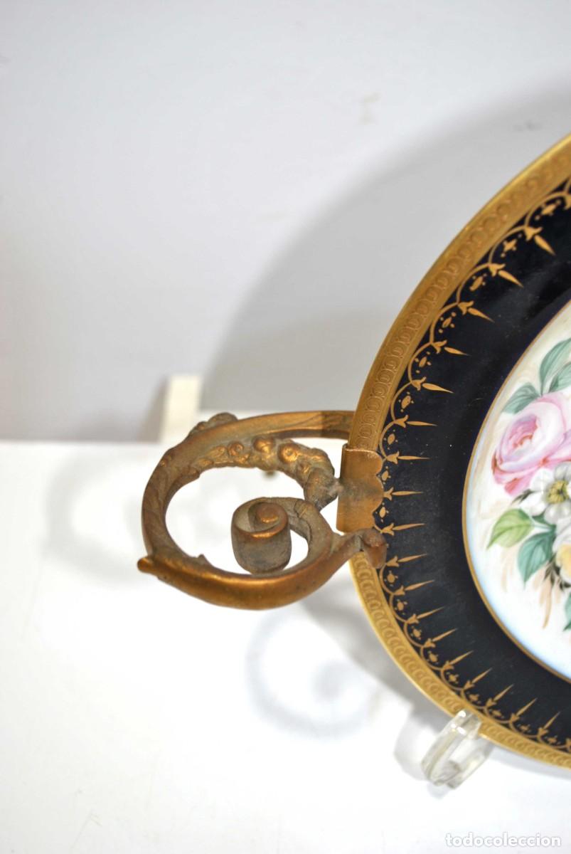 Antig&uuml;edades: BANDEJA DE PORCELANA PINTADA - Foto 4
