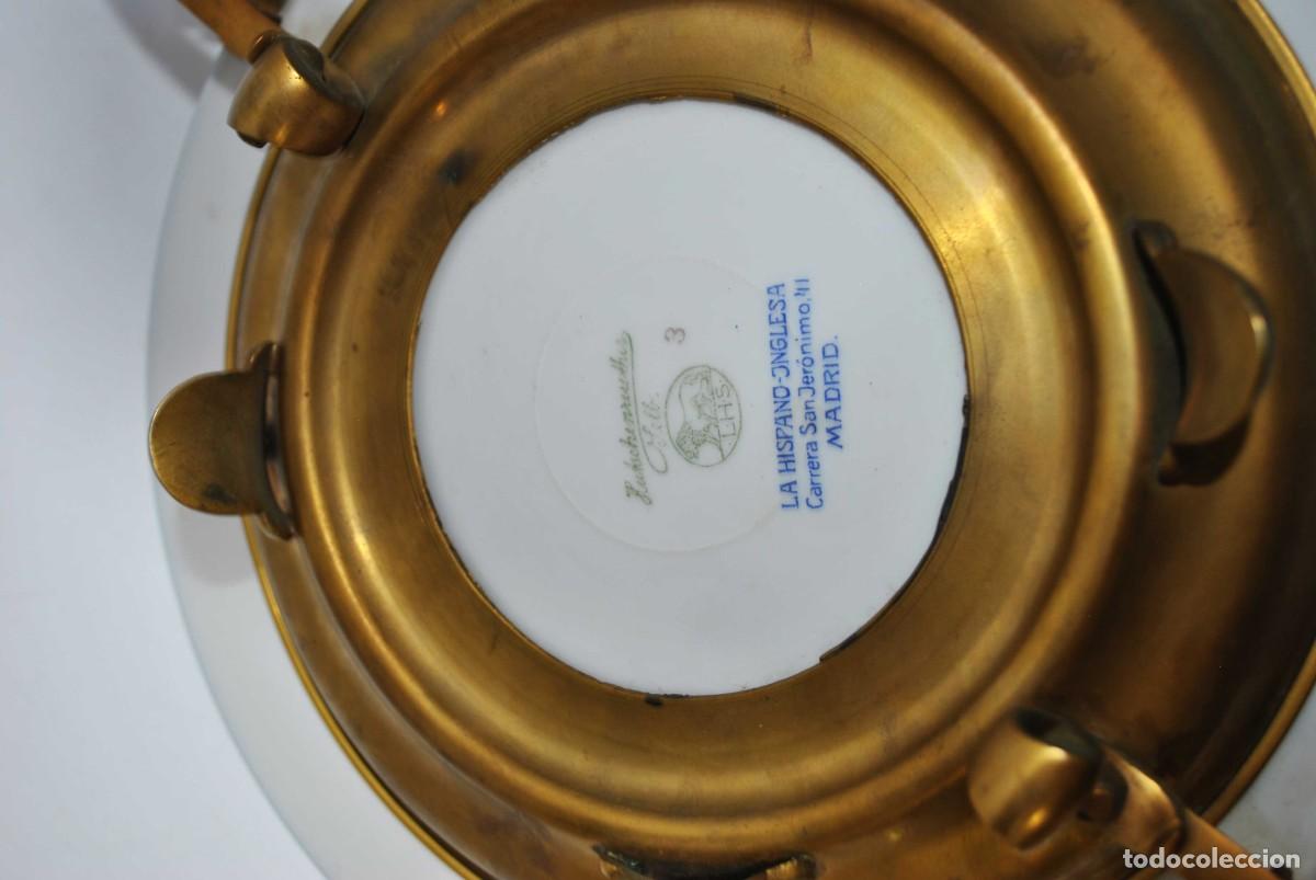 Antig&uuml;edades: BANDEJA DE PORCELANA PINTADA - Foto 6