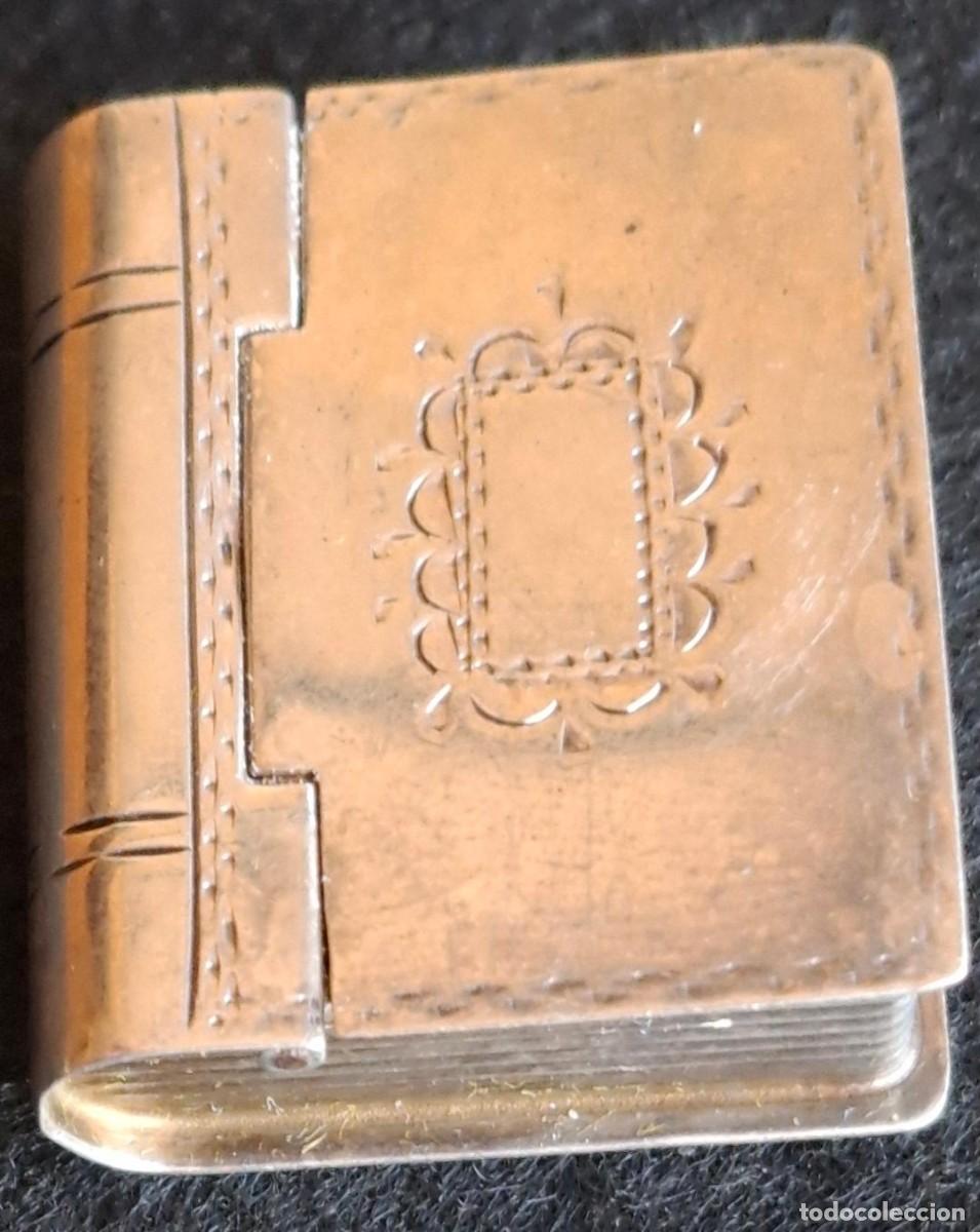 Antig&uuml;edades: (PIT-250908)CAJA DE PLATA TIPO LIBRO - Foto 2