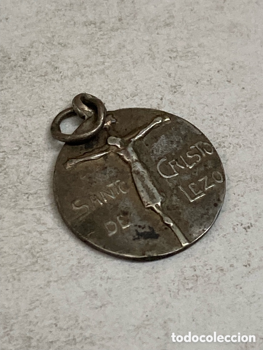 Antig&uuml;edades: Medalla de plata religiosa C437 - Foto 1