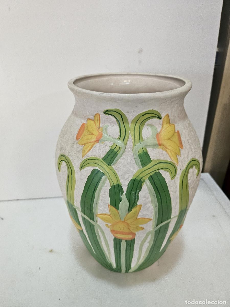 Antig&uuml;edades: jarron de ceramica antigua - Foto 1