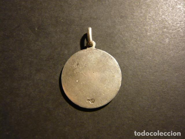 Antig&uuml;edades: INMACULADA CONCEPCION MEDALLA EN PLATA 2,5 CM DIAMETRO - Foto 2