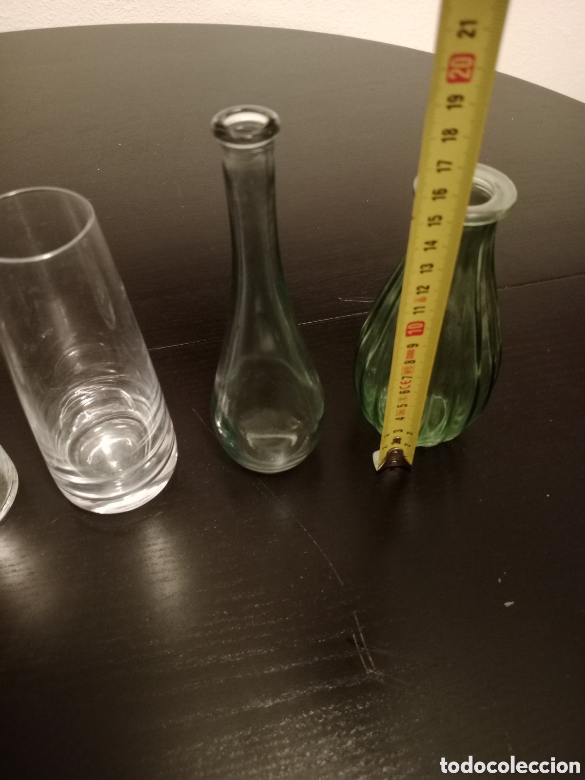 Antig&uuml;edades: Lote 5 jarroncitos cristal variados - Foto 4