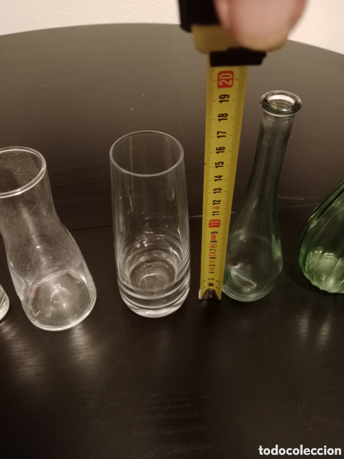 Antig&uuml;edades: Lote 5 jarroncitos cristal variados - Foto 5