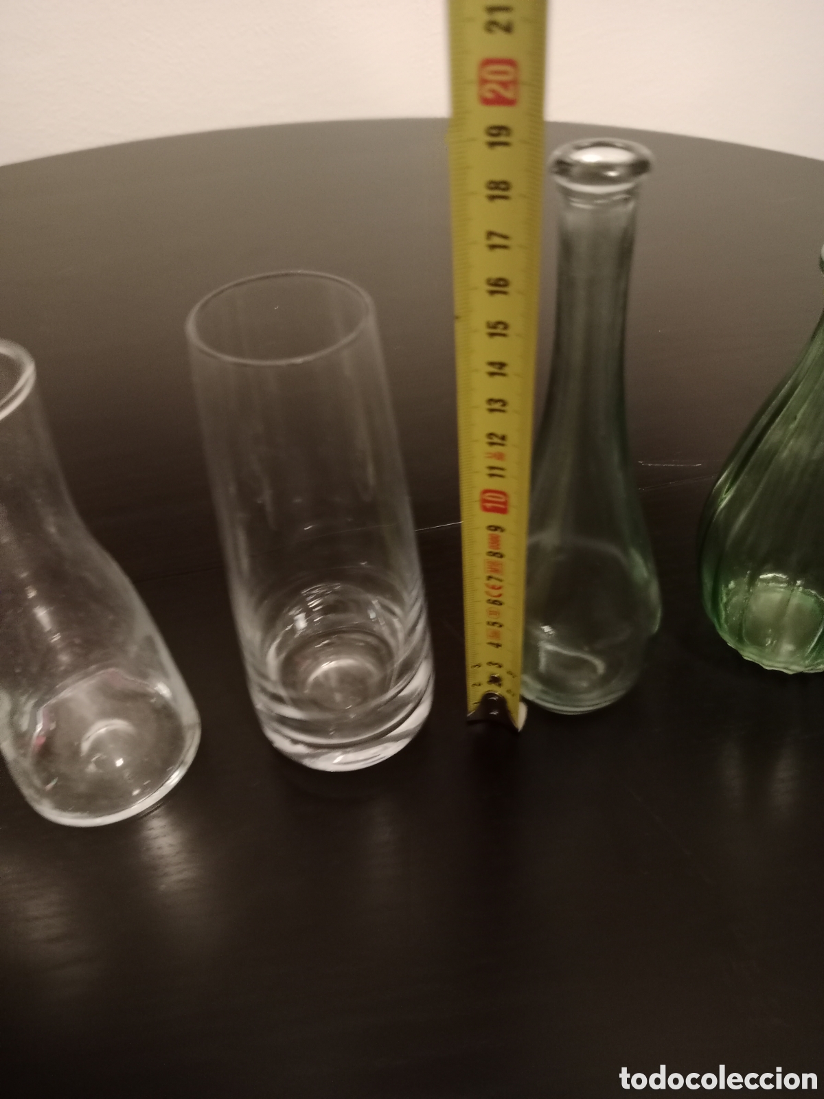 Antig&uuml;edades: Lote 5 jarroncitos cristal variados - Foto 6