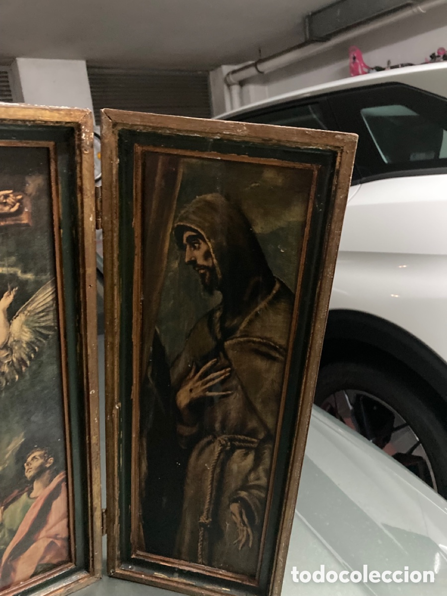 Antig&uuml;edades: Tr&iacute;ptico religioso . Desconozco antig&uuml;edad - Foto 3