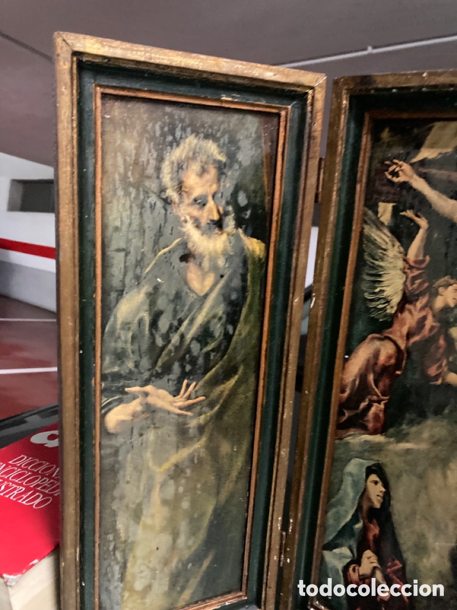 Antig&uuml;edades: Tr&iacute;ptico religioso . Desconozco antig&uuml;edad - Foto 4