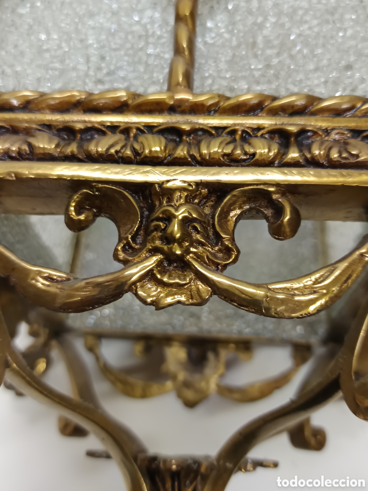 Antig&uuml;edades: L&aacute;mpara de techo bronce - Foto 3