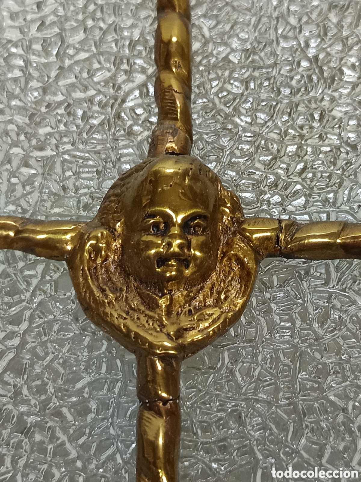Antig&uuml;edades: L&aacute;mpara de techo bronce - Foto 5