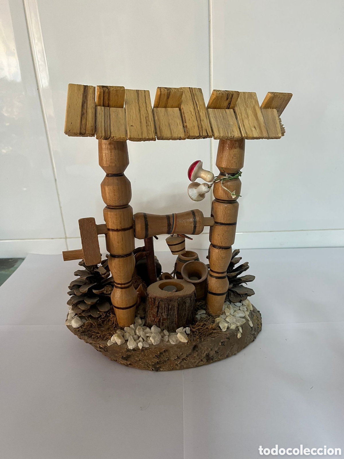 Antig&uuml;edades: Pozo de madera artesanal - Foto 2