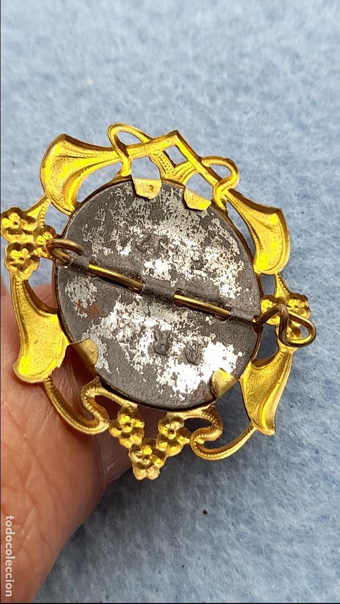 Antig&uuml;edades: Medalla antigua de la Virgen. - Foto 2